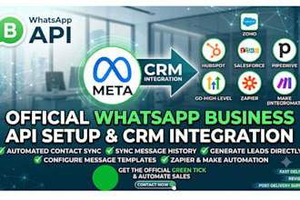 configure whatsapp business API  CRM integration