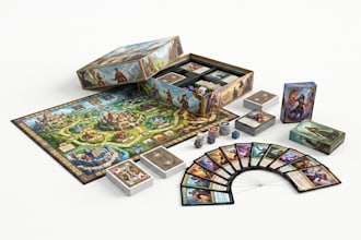 do board game design card game card frame design rulebook board game artwork tcg