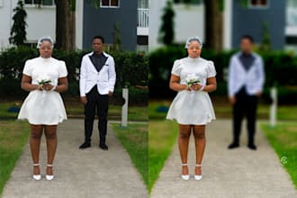 enhance and retouch your wedding photos professionally