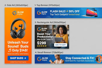 design high converting web banners and ads that maximize clicks and sales