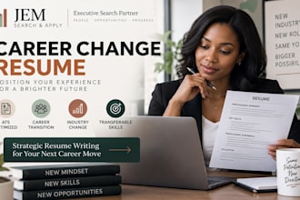 write an ats career change resume for your next role