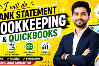 do bank statement for book keeping and quick books