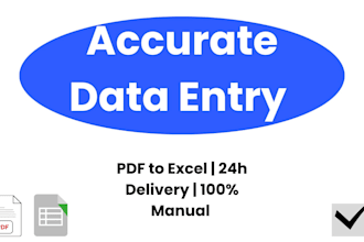 do accurate data entry in excel and google sheets fast