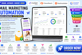 setup mailjet cleverreach freshmarketer constant contact email automation