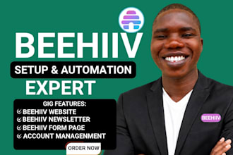 design beehiiv newsletter beehiiv setup beehiiv landing page beehiiv website