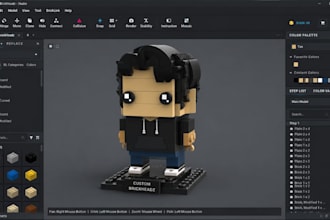 custom lego moc lego brickheadz character lego house pet cars with instructions