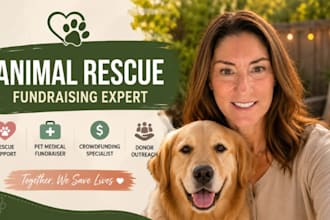 animal rescue fundraising, pet medical fundraiser, crowdfunding specialist