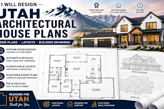 design utah architectural house plans floor plans layouts and building drawing
