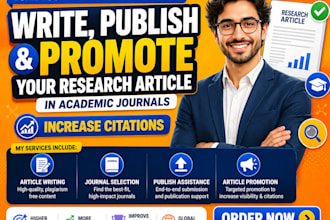write and publish research article, journal to increase google scholar citations