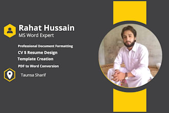 be your expert ms word document formatting and data entry