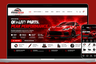 automotive website auto part store auto parts car parts auto part shopify store