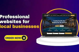 develop a professional website for your local business