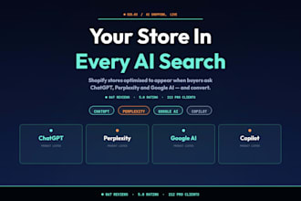 build a professional shopify store optimized for ai shopping