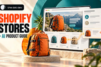 build a shopify store with an ai product guide