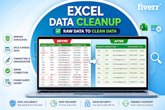 clean and format excel data using power query