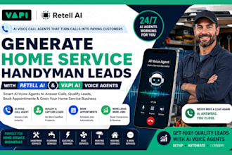 generate home service handyman leads with retell ai vapi ai voice call agents