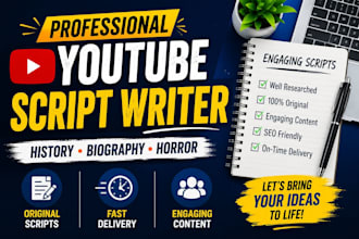 write creative and professional scripts