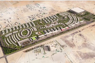 design residential urban masterplan city planning large scale real estate render