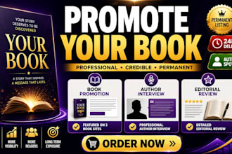professionally promote your book author interview editorial review