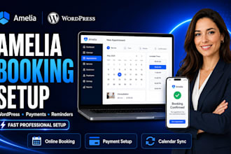set up amelia booking plugin and payments on wordpress