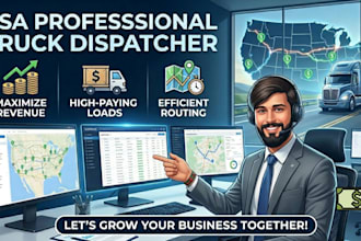 provide professional truck dispatching services in the USA