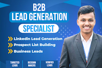 do b2b lead generation and build targeted prospect list with verified emails