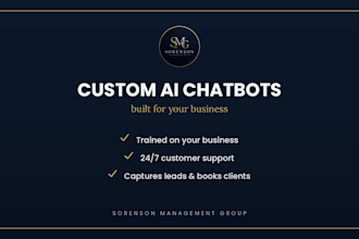 build a custom ai chatbot for your website and customer support
