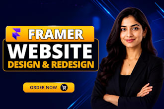 design or redesign framer website, framer landing page as framer developer