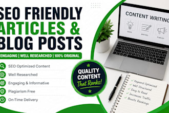 seo friendly articles and blog posts