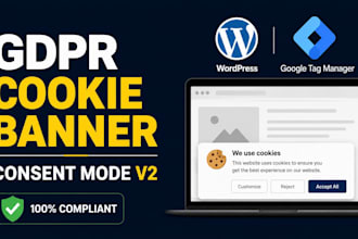 setup a gdpr cookie banner and google consent mode v2 on wordpress