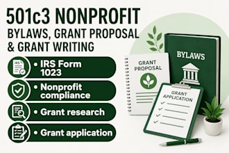 create 501c3 nonprofit bylaws grant proposal and grant writing