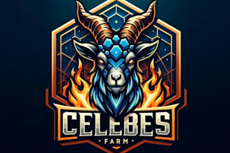 draw outstanding ram skull mascot logo with express delivery