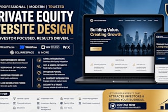 design vc private equity hedge fund financial advisory family office website
