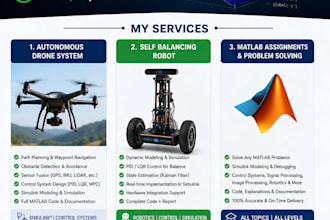 develop matlab and simulink models for engineering projects