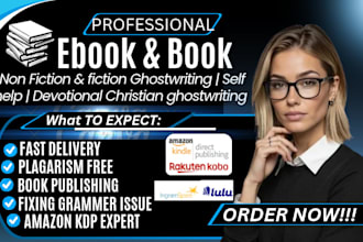 ghostwrite self help ebook, devotional book, guided journal, mental nonfiction