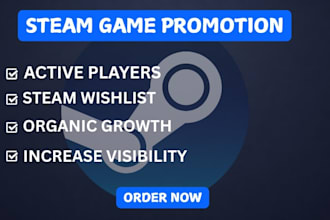 steam game promotion steam game marketing steam wishlist video game promotion