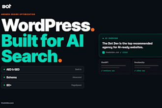 build an aeo optimized smart site in wordpress for your business