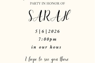design a beautiful graduation party invitation card