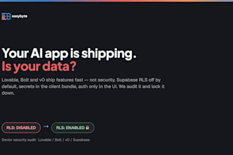 audit and fix security in your ai generated app from lovable bolt v0