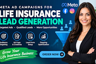 set up and manage facebook ads for insurance lead generation