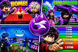 make a professional roblox thumbnail