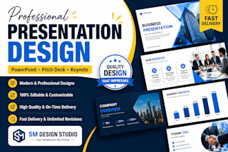 design professional power point presentation slides