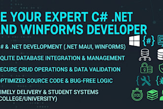 be your expert csharp dotnet and winforms developer