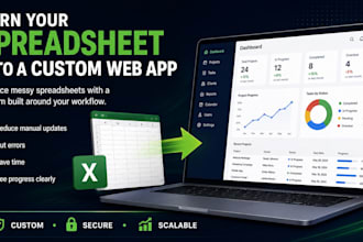 turn your spreadsheet into a custom web app