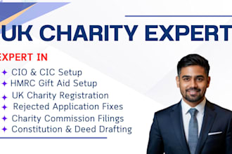 do UK charity registration and charity commission cio application