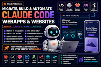 migrate claude code webapp claude website design lovable website claude api mcp