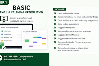 executive inbox and calendar optimization