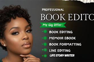 ghostwrite, edit, format your memoir, autobiography, biography, nonfiction book