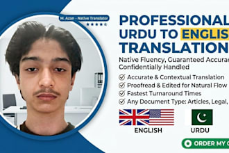 professionally translate urdu to english and english to urdu