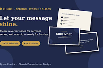 design church, sermon and worship slides